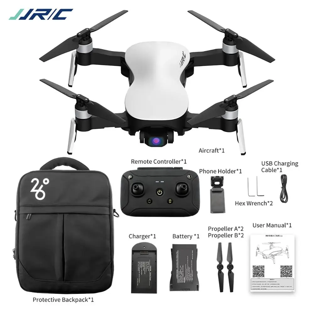 JJRC JJPRO X12 three axle gimbal professional camera drone with 4k and GPS
JJRC JJPRO X12 three axle gimbal professional camera drone with 4k and GPS