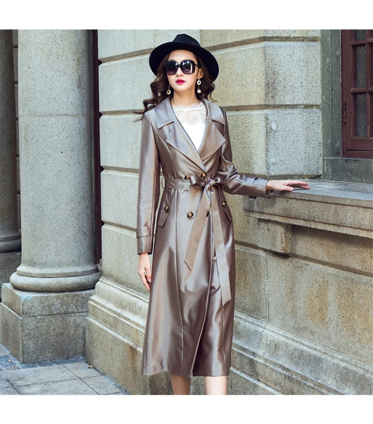 Autumn Dress Lapel Waist Black Windbreaker Long Fund Woman Loose Trench Coat For Women Overknee England Manteau Femme
Autumn Dress Lapel Waist Black Windbreaker Long Fund Woman Loose Trench Coat For Women Overknee England Manteau Femme