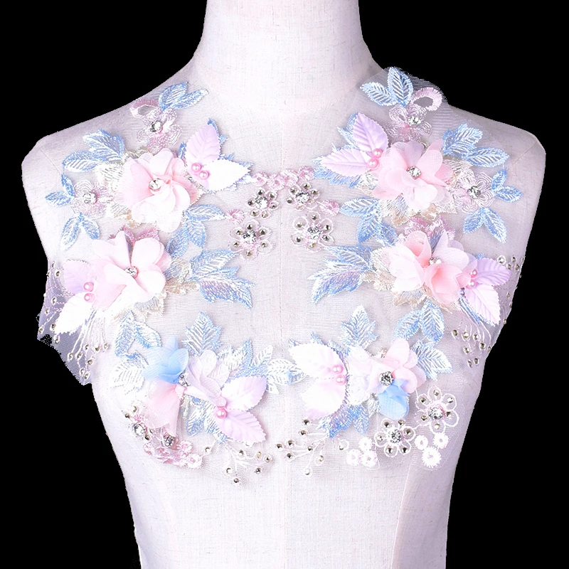 1 Pair Sequin Flower Embroidery Lace Collar Wedding Lace Patch Applique Headband Hair Bow Garment Clothing DIY Accessory
1 Pair Sequin Flower Embroidery Lace Collar Wedding Lace Patch Applique Headband Hair Bow Garment Clothing DIY Accessory