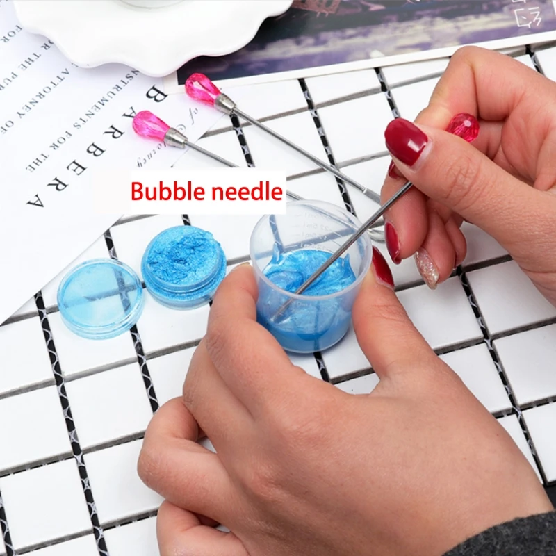 Y1UE 3Pcs Muddler Poke Needle Spoon Tool Set For Silicone Resin Mold Jewelry Making
Y1UE 3Pcs Muddler Poke Needle Spoon Tool Set For Silicone Resin Mold Jewelry Making