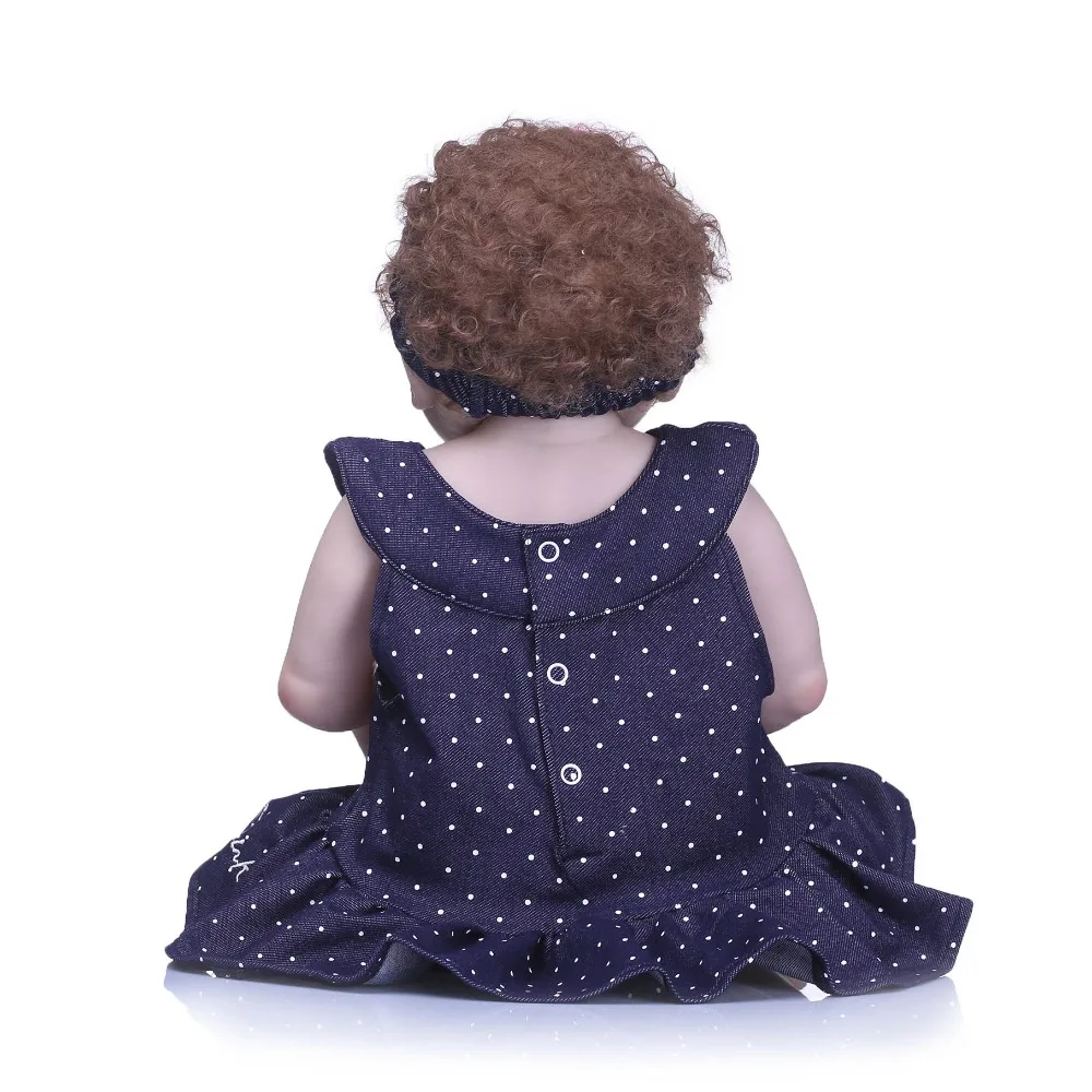 NPK 55CM bebe Dolls reborn Realistic girl baby Full body Silicone bath toy Bonecas Collectible Girl Birthday Gifts Toys
NPK 55CM bebe Dolls reborn Realistic girl baby Full body Silicone bath toy Bonecas Collectible Girl Birthday Gifts Toys