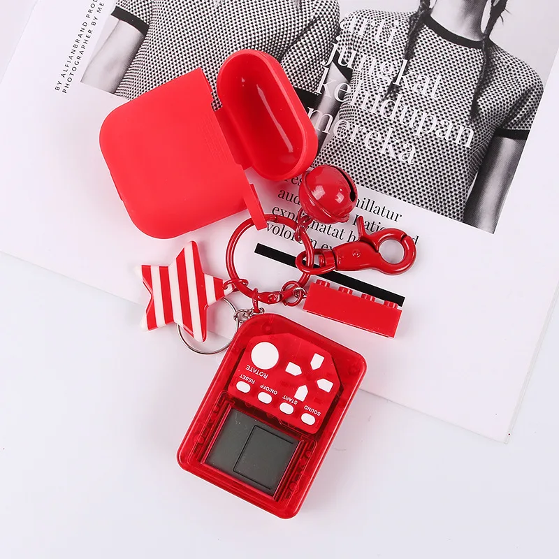 Hot Switch Mini Tetris Video Game Keychain Console Couple Child Christmas Party Creative Toy Gifts Pendant Jewelry Keyring
Hot Switch Mini Tetris Video Game Keychain Console Couple Child Christmas Party Creative Toy Gifts Pendant Jewelry Keyring