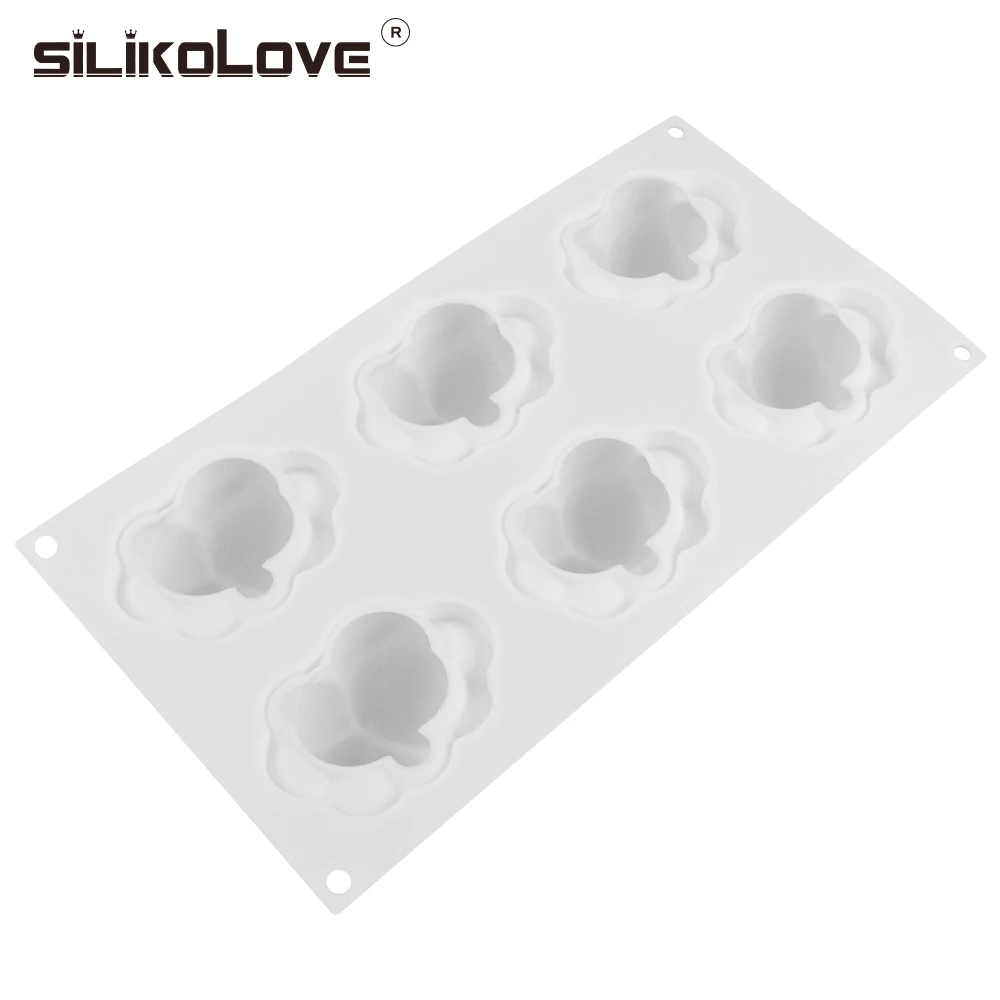 SILIKOLOVE 6 Cavity 3d Cloud Silicone Cake Mold Mousse Mould Dessert Cake Decorating Tools Baking Accessories
SILIKOLOVE 6 Cavity 3d Cloud Silicone Cake Mold Mousse Mould Dessert Cake Decorating Tools Baking Accessories