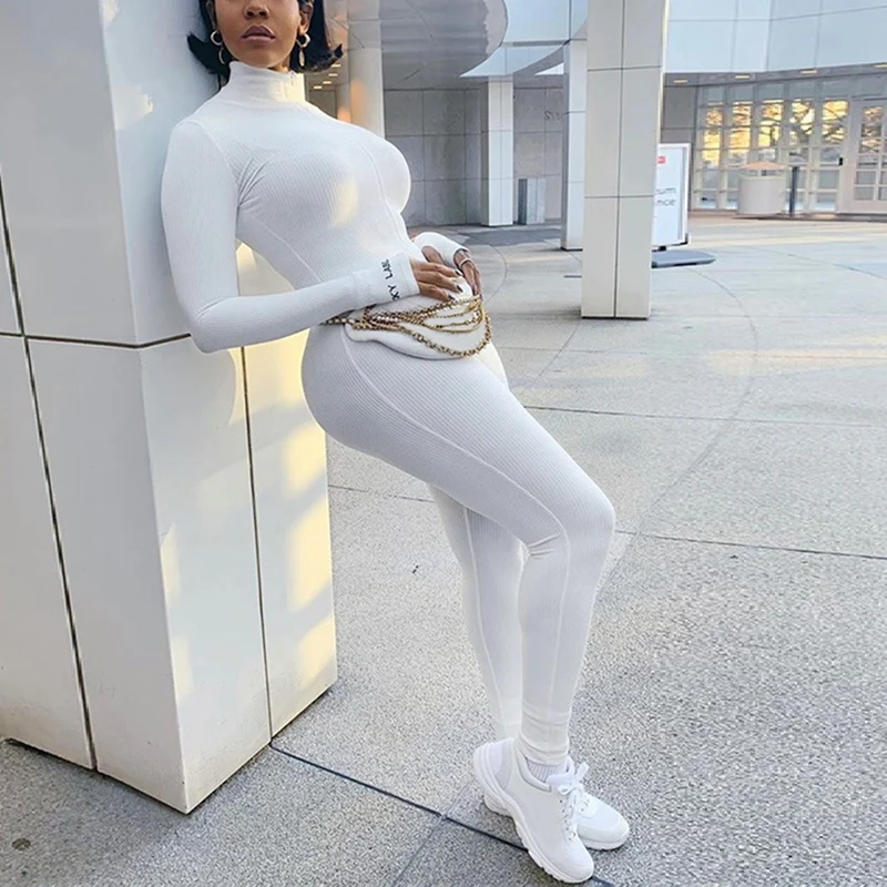 Womens Workout Wear Ribbed Rompers Sporty Long Sleeve Fitness Embroidery Letter Zipper Jumpsuits
Womens Workout Wear Ribbed Rompers Sporty Long Sleeve Fitness Embroidery Letter Zipper Jumpsuits