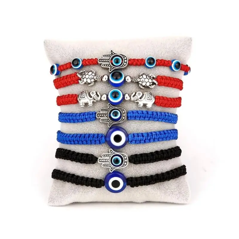 Turkish Evil Eye Bracelets for Women Men Handmade Braided Lucky Rope Blue Couple Bracelet Adjustable Friendship Jewelry Gift 
Turkish Evil Eye Bracelets for Women Men Handmade Braided Lucky Rope Blue Couple Bracelet Adjustable Friendship Jewelry Gift