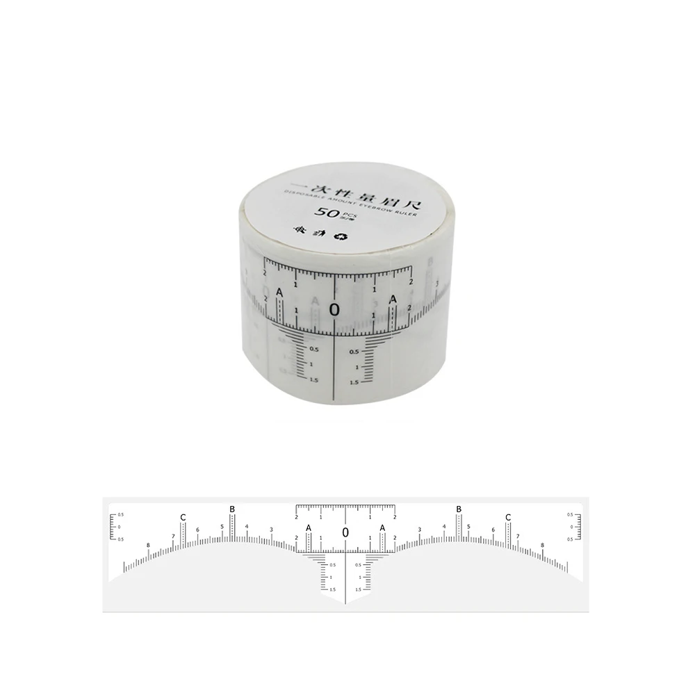 50pcs/lot Disposable Eyebrow Ruler Sticker Adhesive Eyebrow Microblading Ruler Guide Permanent Makeuptool For Tattooist Beginner
50pcs/lot Disposable Eyebrow Ruler Sticker Adhesive Eyebrow Microblading Ruler Guide Permanent Makeuptool For Tattooist Beginner