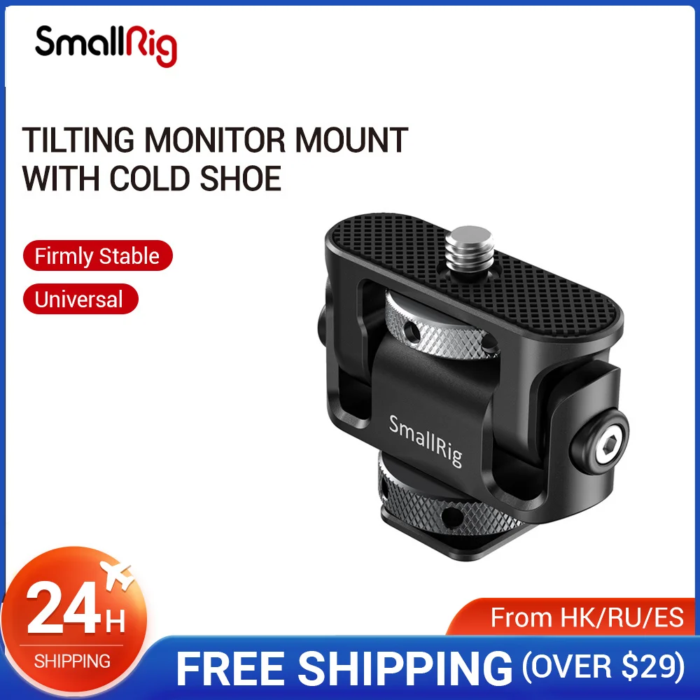 SmallRig Universal Tilting Monitor Mount with Cold Shoe For SmallHD/Atomos/Blackmagic Monitor/Screen/EVF Mount -2431
SmallRig Universal Tilting Monitor Mount with Cold Shoe For SmallHD/Atomos/Blackmagic Monitor/Screen/EVF Mount -2431
