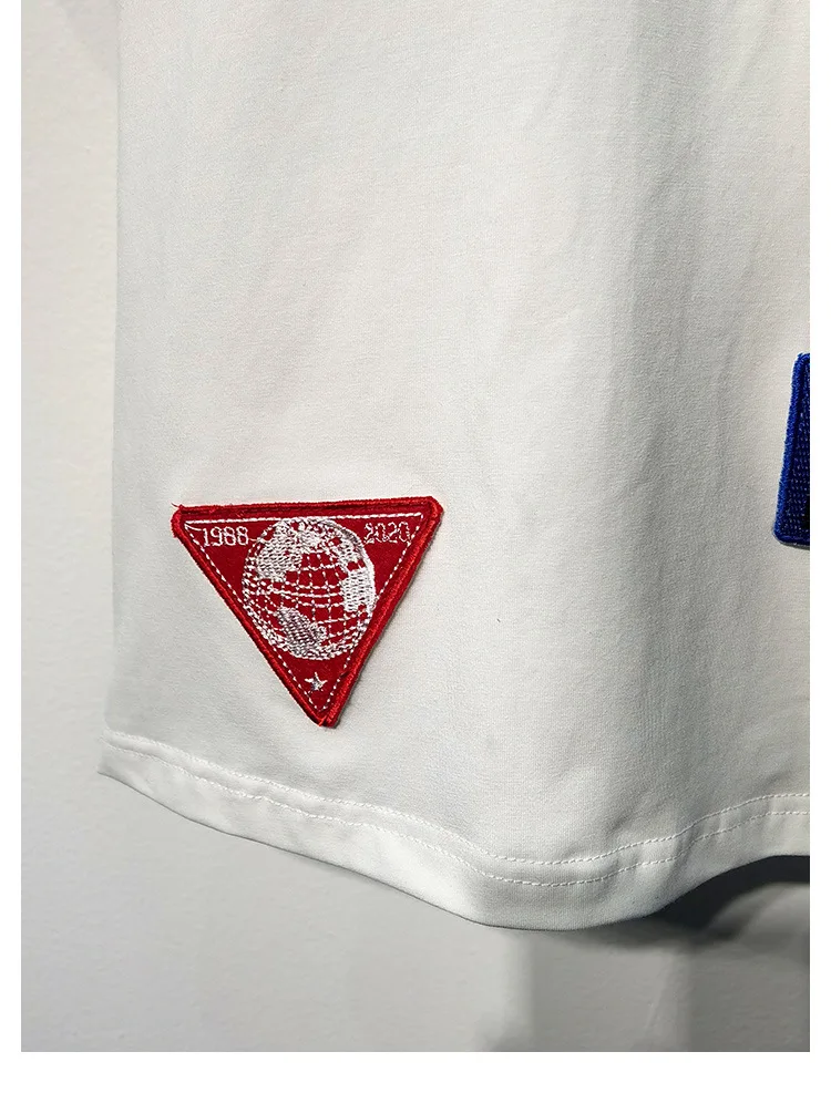 2021 Spring and Summer New Letter Embroidered Short Sleeve Cotton Slim-Fit All-Match T-shirt Female Fashion Tee Tops
2021 Spring and Summer New Letter Embroidered Short Sleeve Cotton Slim-Fit All-Match T-shirt Female Fashion Tee Tops