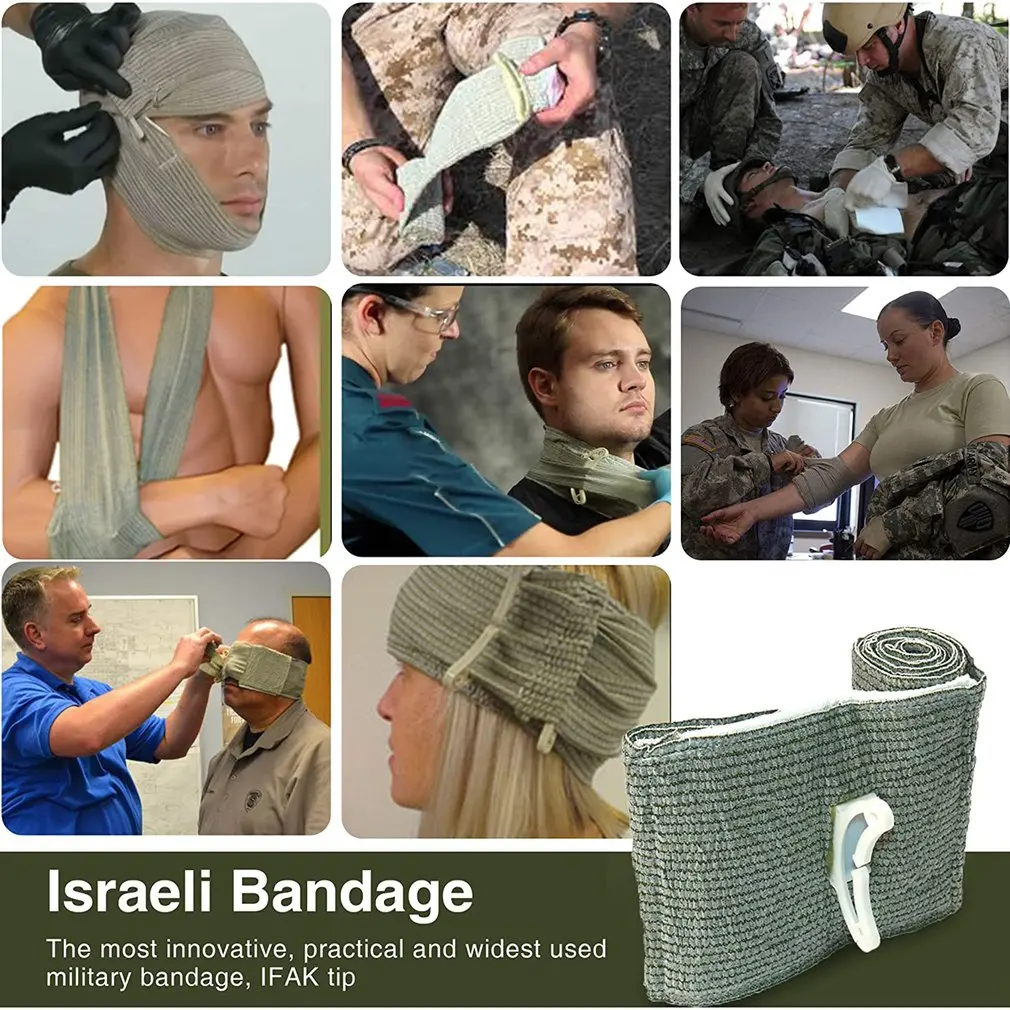 1pc First Aid Emergency Elastic Bandage Sterilization Outdoor Camping Survival Urgent Tactics Rescue Tourniquet Tactical Bandage
1pc First Aid Emergency Elastic Bandage Sterilization Outdoor Camping Survival Urgent Tactics Rescue Tourniquet Tactical Bandage