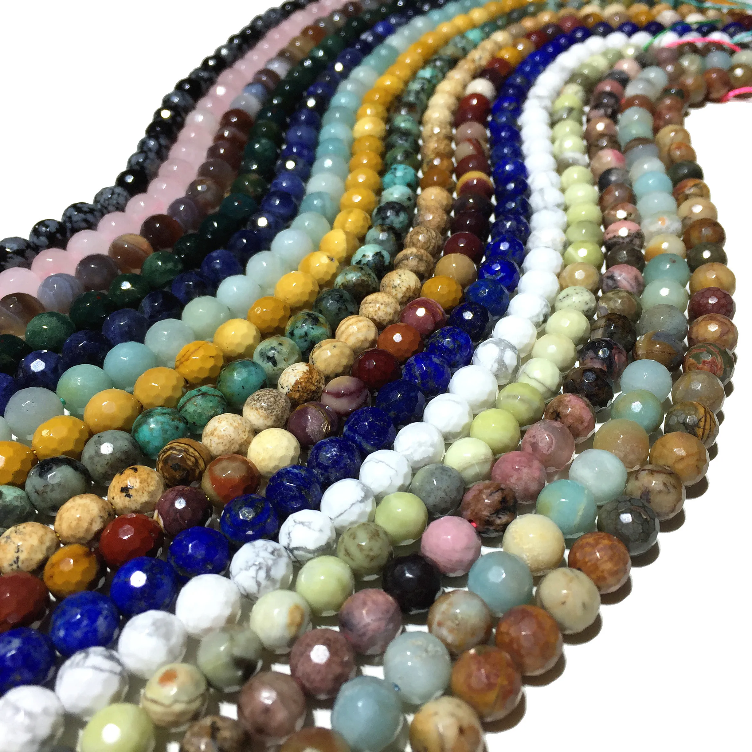 Natural Faceted Jaspers Agates Amazonite Quartz Turquoise Stone Round Gemstone Spacer Beads For Jewelry Making DIY Accessorie
Natural Faceted Jaspers Agates Amazonite Quartz Turquoise Stone Round Gemstone Spacer Beads For Jewelry Making DIY Accessorie