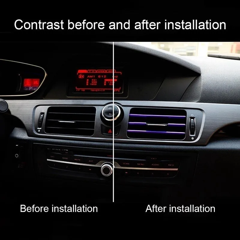 10Pcs/Set Universal Car Air Conditioner Outlet Decoration U Shape Interior Moulding Trim Strips Car Styling Accessories
10Pcs/Set Universal Car Air Conditioner Outlet Decoration U Shape Interior Moulding Trim Strips Car Styling Accessories