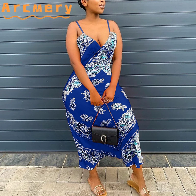 Women Spaghetti Strap Printed Sleeveless Maxi Dress
Women Spaghetti Strap Printed Sleeveless Maxi Dress