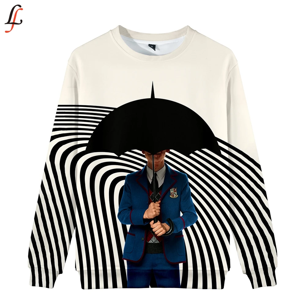 Толстовка с капюшоном The Umbrella Academy, пуловеры с объемным принтом, круглым вырезом и воротником, повседневный стиль, большие размеры
Толстовка с капюшоном The Umbrella Academy, пуловеры с объемным принтом, круглым вырезом и воротником, повседневный стиль, большие размеры