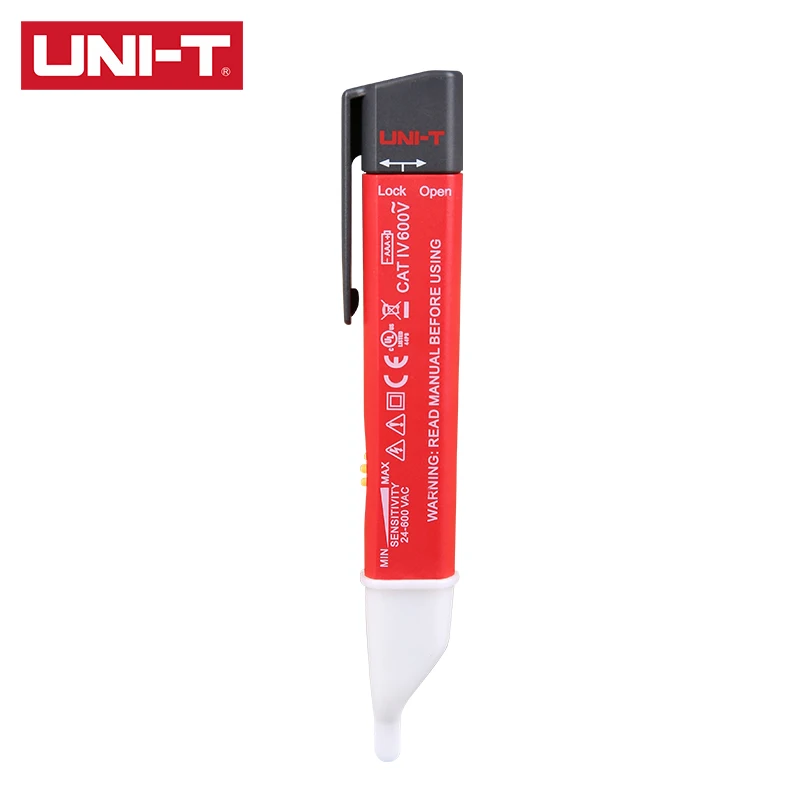 UNI-T UT13A/UT13B AC Voltage Sensitivity Electric Compact Pen (220V/110V) Automatic induction test high sensitivity
UNI-T UT13A/UT13B AC Voltage Sensitivity Electric Compact Pen (220V/110V) Automatic induction test high sensitivity