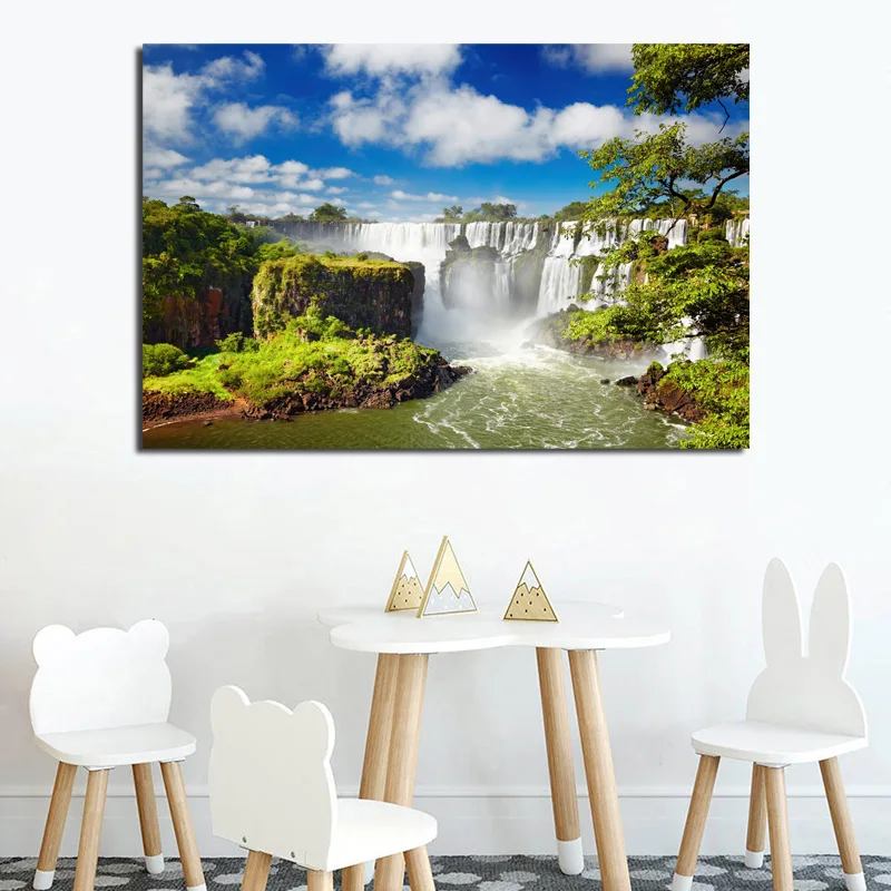 Iguazu Falls Nature Landscape Wall Art Canvas Poster And Print Canvas Painting Decorative Picture Sofa Bedroom Home Decoration
Iguazu Falls Nature Landscape Wall Art Canvas Poster And Print Canvas Painting Decorative Picture Sofa Bedroom Home Decoration