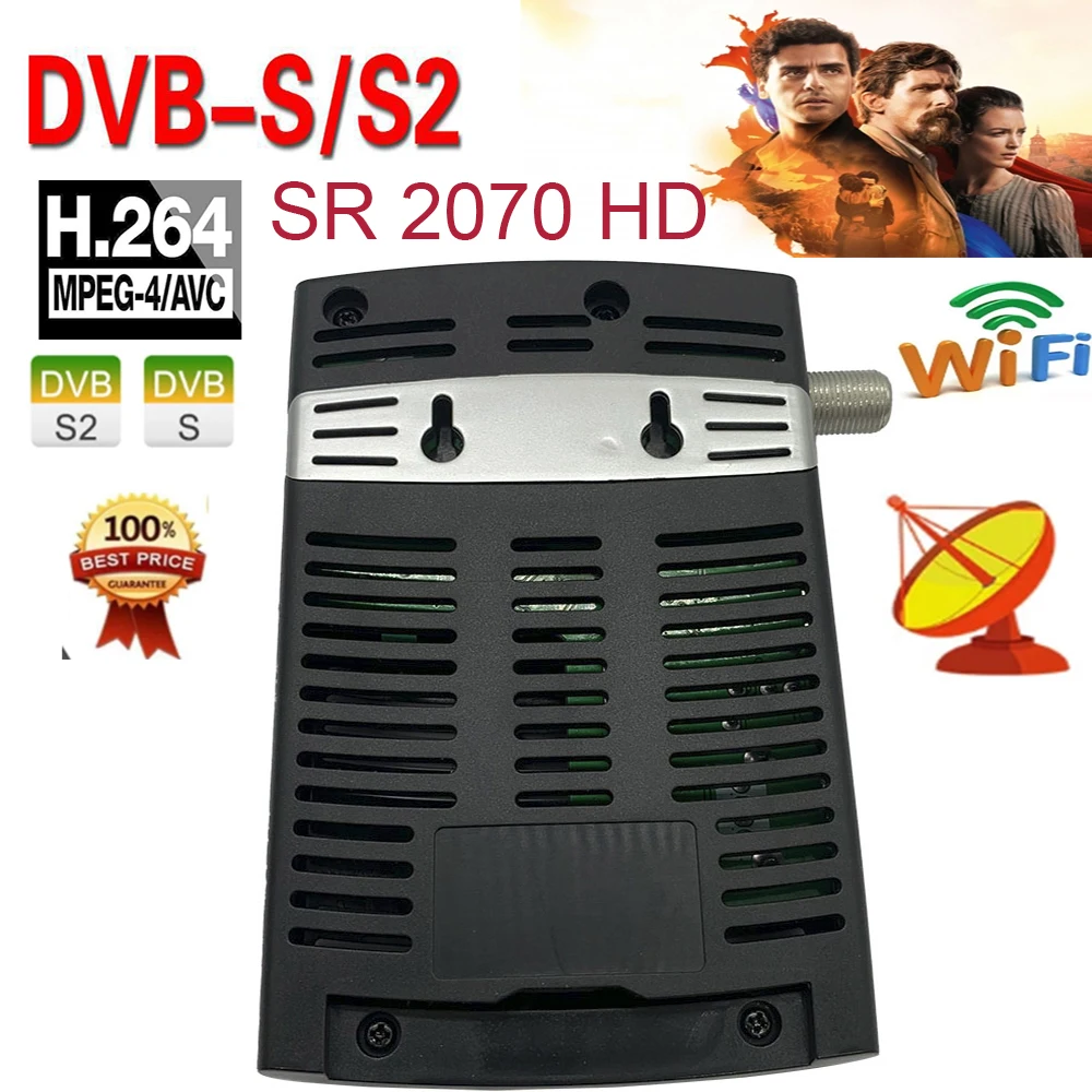 Спутниковая ТВ-приставка SR 2070HD DVB S2 Поддержка ТВ-приставки H.264 Youtube USB Wifi 1080P Full HD CS и DVB S2 телеприставка
Спутниковая ТВ-приставка SR 2070HD DVB S2 Поддержка ТВ-приставки H.264 Youtube USB Wifi 1080P Full HD CS и DVB S2 телеприставка