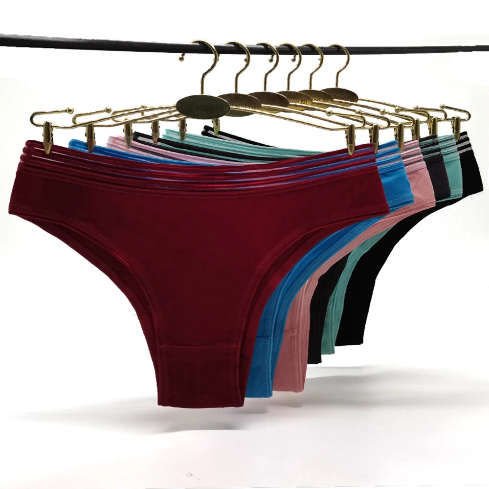 6 Pieces Ladies Cotton Panties Women Underwear Sexy Female Lingerie Briefs Solid Color Intimate Pantys for Woman Underpants
6 Pieces Ladies Cotton Panties Women Underwear Sexy Female Lingerie Briefs Solid Color Intimate Pantys for Woman Underpants