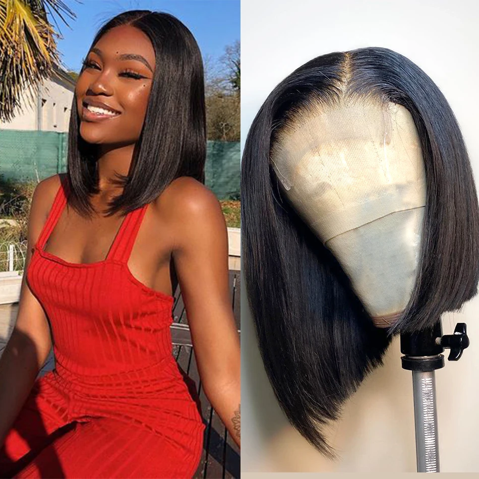 Short Straight Bob Lace Closure Human Hair Wigs 10 12 14 Inch Women Raw Indian Hair Closure Wig Pre Plucked 4x4 Straight Bob Wig
Short Straight Bob Lace Closure Human Hair Wigs 10 12 14 Inch Women Raw Indian Hair Closure Wig Pre Plucked 4x4 Straight Bob Wig