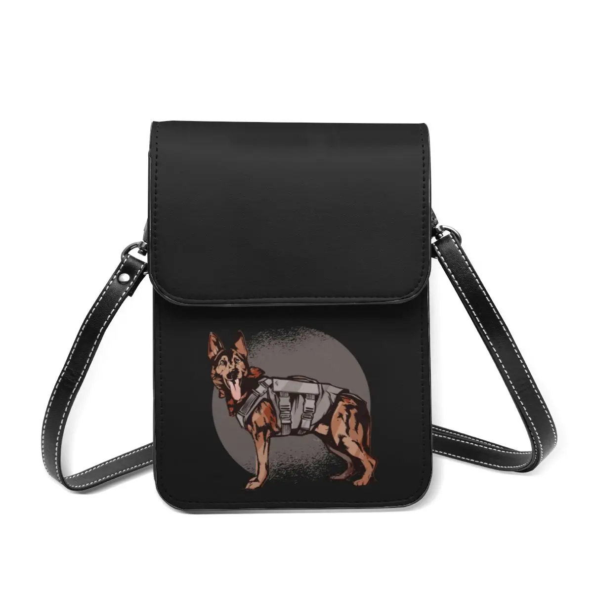 German Shepherd Shoulder Bag Outdoor Leather Mobile Phone Bag Student Bulk Stylish Bags
German Shepherd Shoulder Bag Outdoor Leather Mobile Phone Bag Student Bulk Stylish Bags