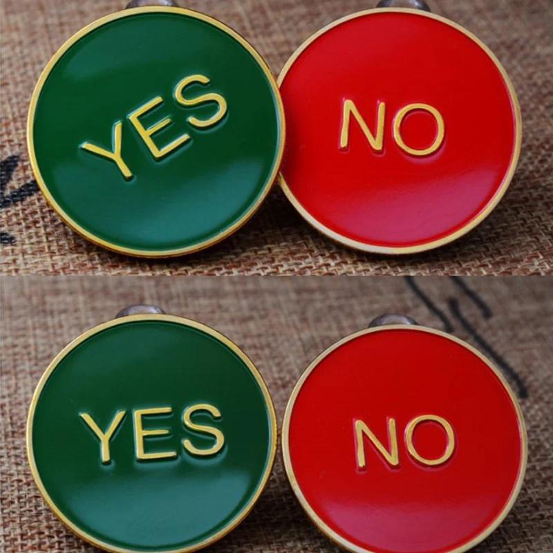 Да/Нет, памятный лакированный металлический значок, медная монета, индивидуальные поделки для принятия решений, гадания, игра, монета, новая...
Да/Нет, памятный лакированный металлический значок, медная монета, индивидуальные поделки для принятия решений, гадания, игра, монета, новая...