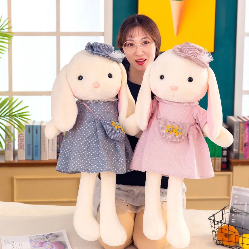 2021 New Cartoon Rabbit Bunny Wear Cloth With Dress Plush Toy Animals Stuffed Soft Plush Sleeping Toy Appease Doll Toys For Kids
2021 New Cartoon Rabbit Bunny Wear Cloth With Dress Plush Toy Animals Stuffed Soft Plush Sleeping Toy Appease Doll Toys For Kids