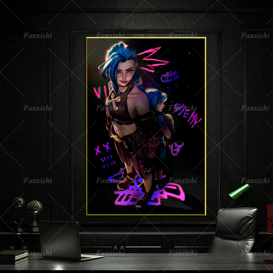 Arcane Jinx Vi League Of Legends Tv Posters Hd Wall Art Prints Modern Canvas Pictures Home Living Room Decor Paintings Boy Gift
Arcane Jinx Vi League Of Legends Tv Posters Hd Wall Art Prints Modern Canvas Pictures Home Living Room Decor Paintings Boy Gift