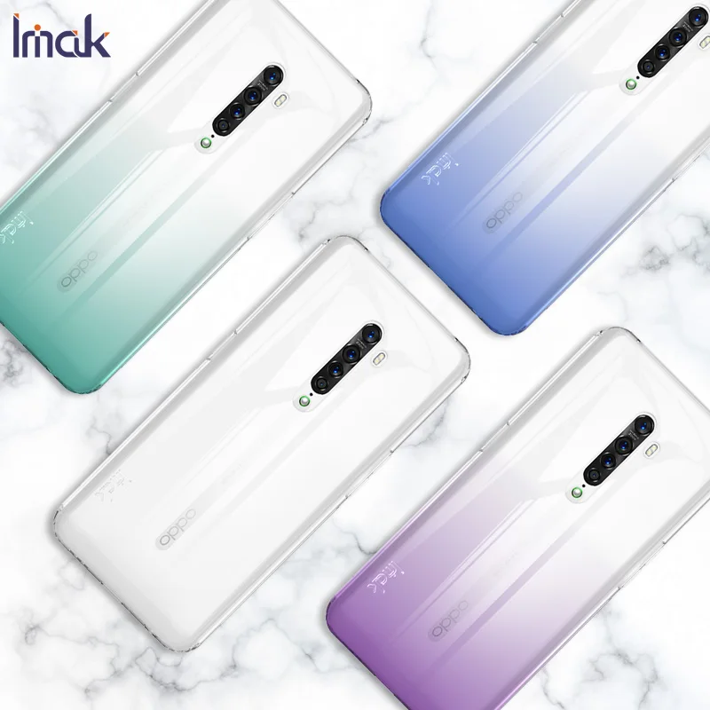 Подушка безопасности с градиентом цвета для OPPO Reno2 Z Reno 2 2Z чехол IMAK Мягкий ТПУ