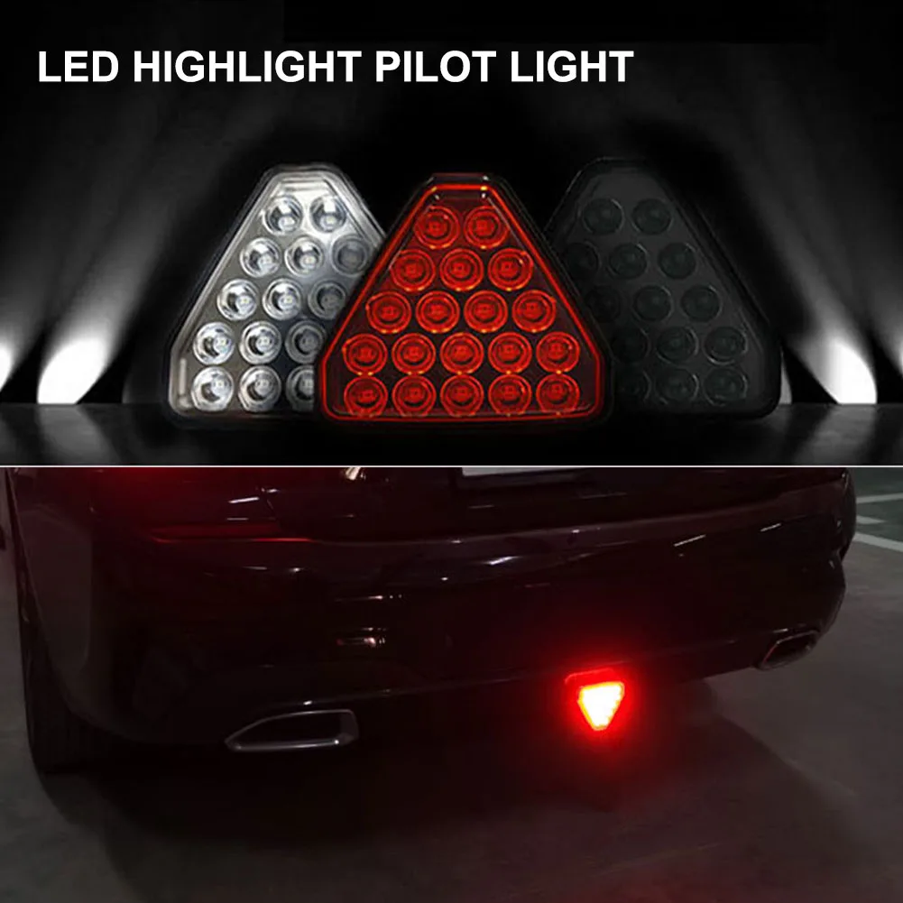 F1 Style Tail Light Strobe Parking Warning Light Anti-collision Lamp for Car Truck RV Car LED Brake Light 12V Red Triangle
F1 Style Tail Light Strobe Parking Warning Light Anti-collision Lamp for Car Truck RV Car LED Brake Light 12V Red Triangle