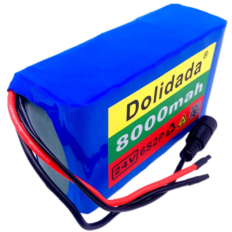 6s2p 24V 8Ah 18650 Battery Lithium Battery 25.2v 8000mAh Electric Bicycle Moped /Electric/Li ion Battery Pack with BMS
6s2p 24V 8Ah 18650 Battery Lithium Battery 25.2v 8000mAh Electric Bicycle Moped /Electric/Li ion Battery Pack with BMS