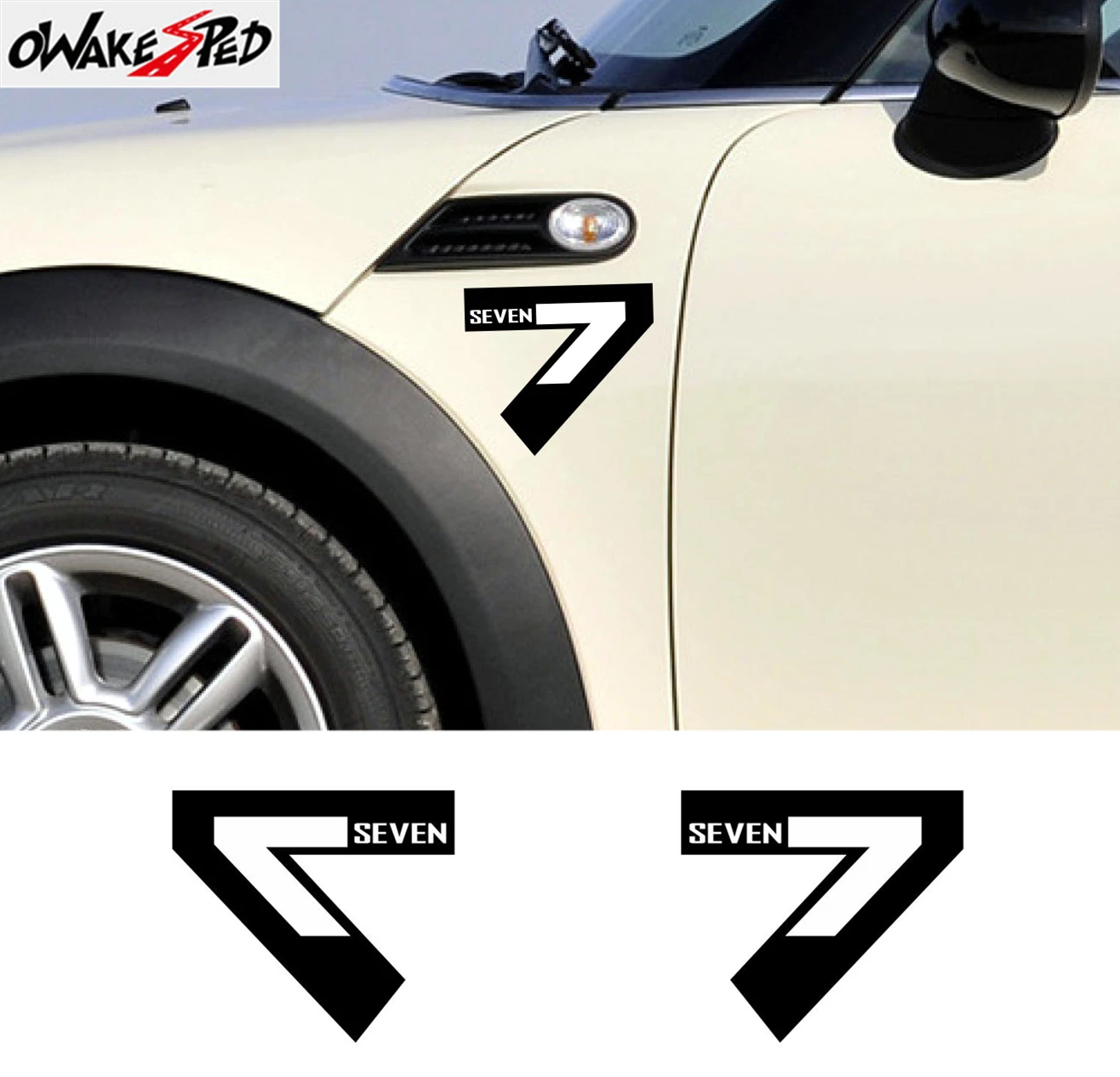 2 шт., автомобильные наклейки на крылья для Mini Cooper R56 R57 R58 R50 R52 R53 R59 R61 R60 F60 F55 F56 F54 Seven 7
2 шт., автомобильные наклейки на крылья для Mini Cooper R56 R57 R58 R50 R52 R53 R59 R61 R60 F60 F55 F56 F54 Seven 7
