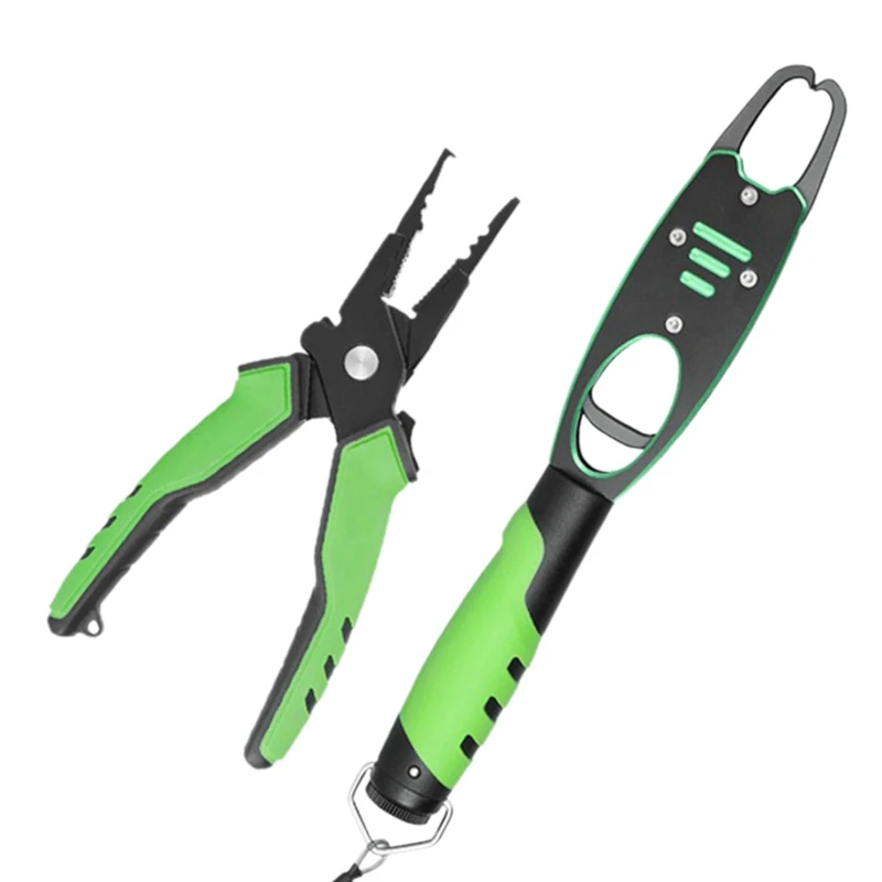 Aluminum Alloy Fishing Pliers Grip Set Split Ring Cutters Line Hook Recover Fishing Tackle High Quality Fishing Tool
Aluminum Alloy Fishing Pliers Grip Set Split Ring Cutters Line Hook Recover Fishing Tackle High Quality Fishing Tool