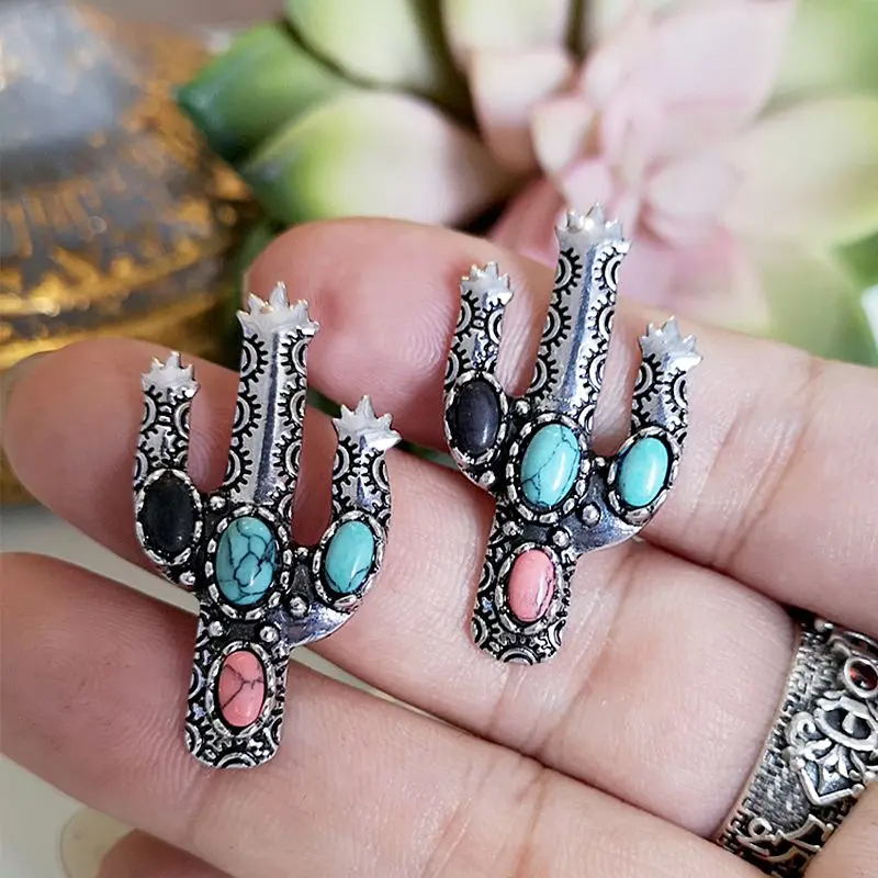 Cute Cactus Earrings for Women Vintage Stud Resin Earrings Bijoux High Quality Bohemian Jewelry Accessories Wholesale
Cute Cactus Earrings for Women Vintage Stud Resin Earrings Bijoux High Quality Bohemian Jewelry Accessories Wholesale