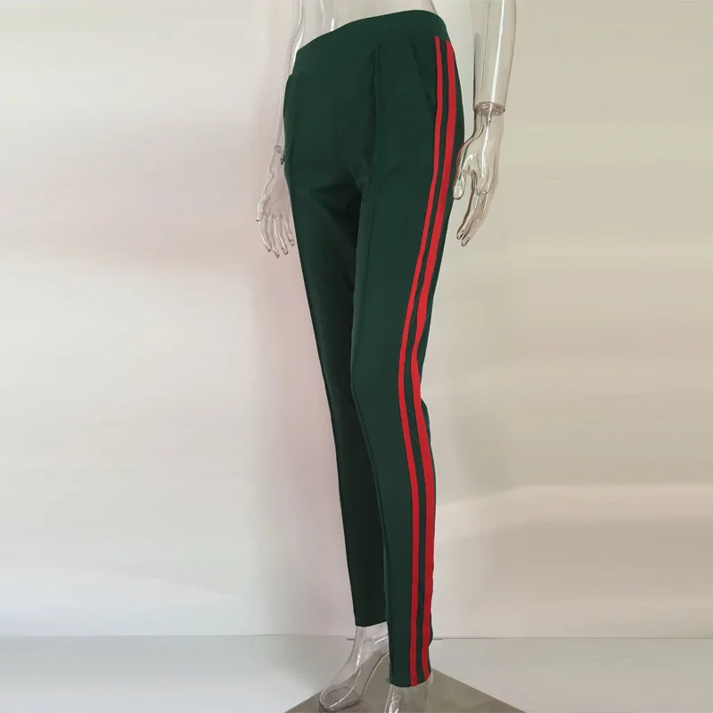 Women High Waist Harem Pants Spring Elastic Casual Pants Female Workout Green Striped Sporting Pants Trousers
Women High Waist Harem Pants Spring Elastic Casual Pants Female Workout Green Striped Sporting Pants Trousers