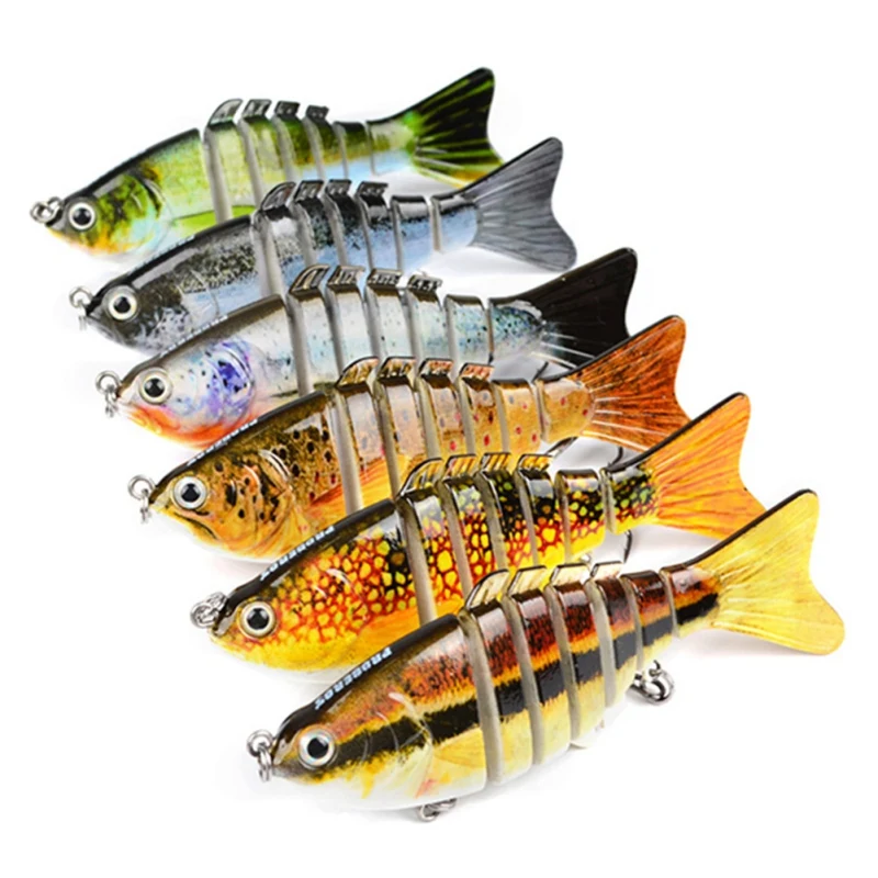 Bass Fishing Bait 10CM/12.1G Premium 7 Sections Multicolor Swimbait Lures Fishing Tackle Sinking Wobblers Fishing Lures
Bass Fishing Bait 10CM/12.1G Premium 7 Sections Multicolor Swimbait Lures Fishing Tackle Sinking Wobblers Fishing Lures