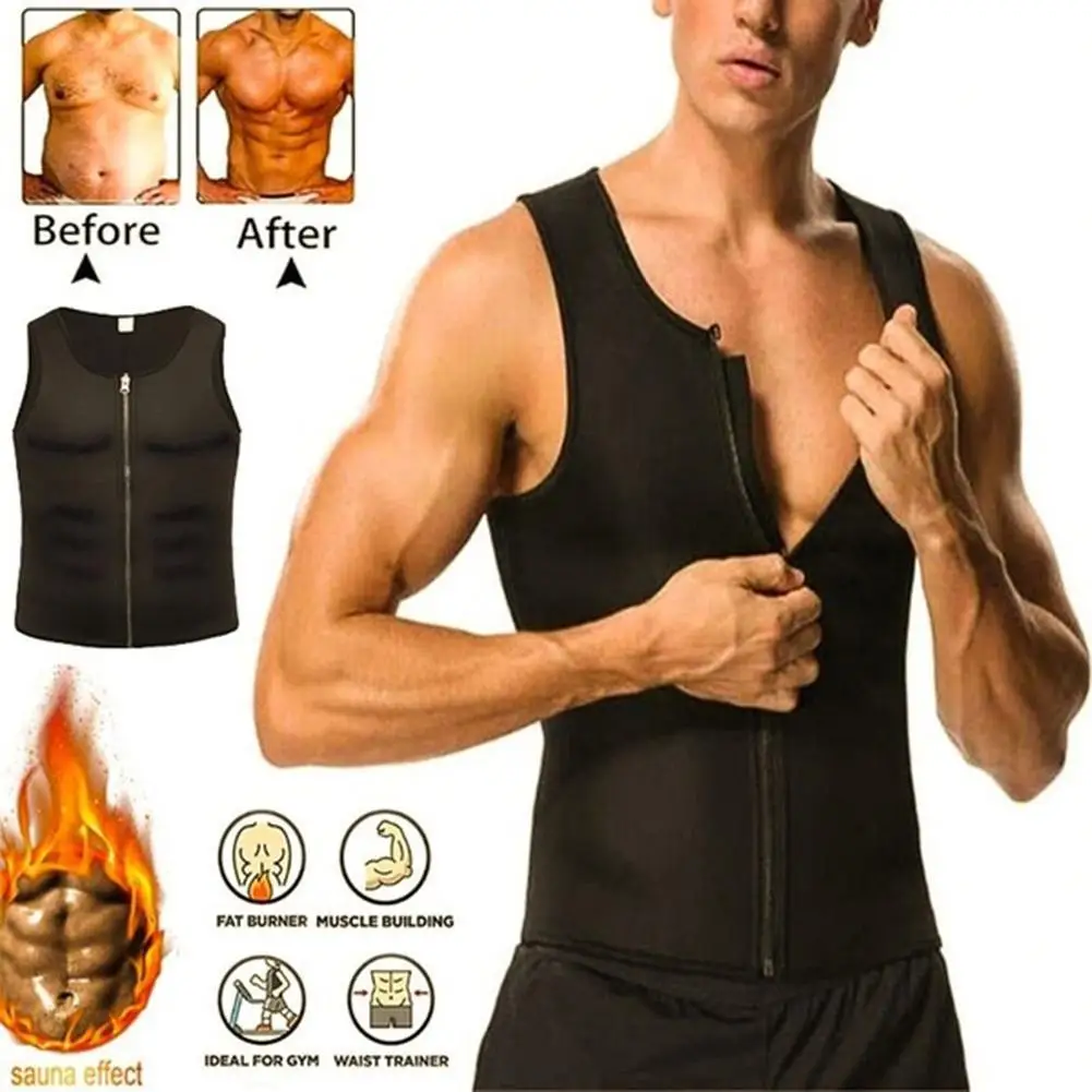 HOT SALES!!! Men Waist Slimming Trainer Muscle Building Tank Top Zipper Vest Body Shapewear
HOT SALES!!! Men Waist Slimming Trainer Muscle Building Tank Top Zipper Vest Body Shapewear