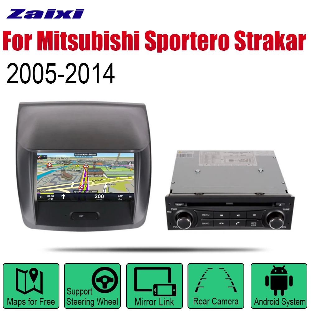 Автомобильный GPS навигатор автомобильный DVD на основе Android для Mitsubishi Sportero Strakar Triton
