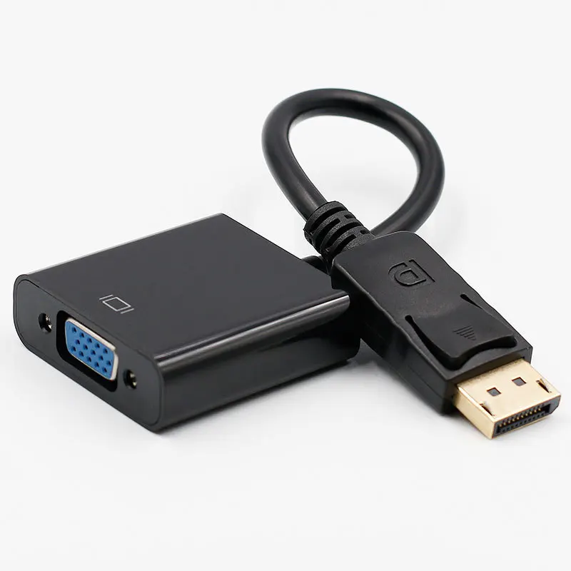 DisplayPort Display Port DP to VGA Adapter Cable Male to Female Converter for PC Computer Laptop HDTV Monitor Projector
DisplayPort Display Port DP to VGA Adapter Cable Male to Female Converter for PC Computer Laptop HDTV Monitor Projector
