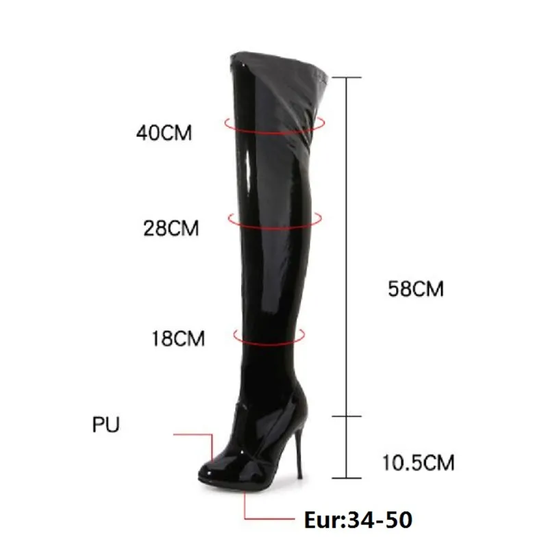 SDTRFT 10cm Thin Heels Stiletto Over The Knee Long Boots Women Pumps Ladies Steel Pipe Dance Shoes botines mujer EUR:34-48 49 50
SDTRFT 10cm Thin Heels Stiletto Over The Knee Long Boots Women Pumps Ladies Steel Pipe Dance Shoes botines mujer EUR:34-48 49 50