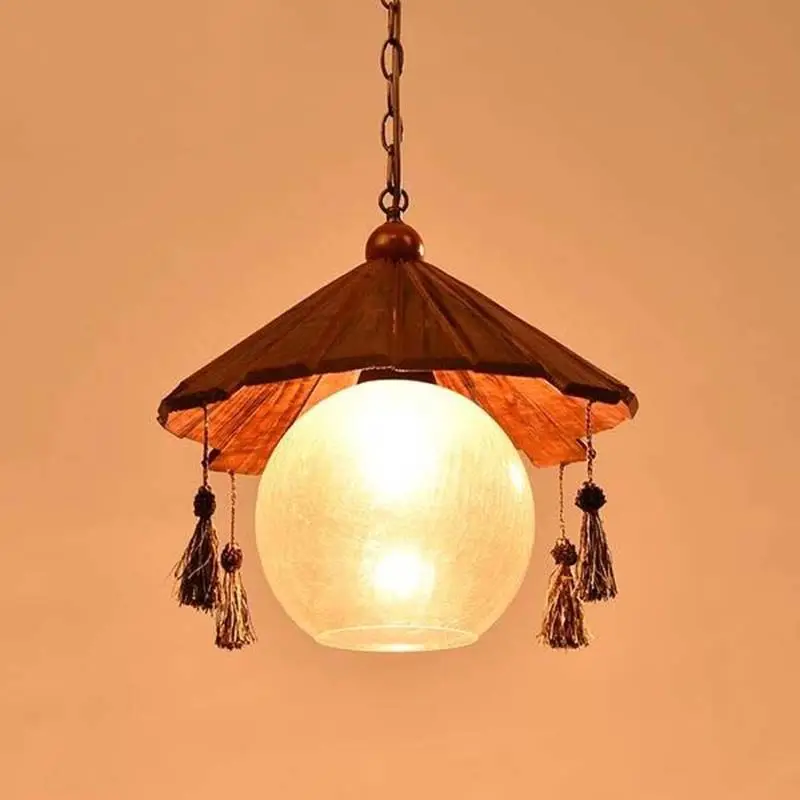 Chinese Style Retro Solid Wood Single Head Chandelier Restaurant Bar Antique Bar Tea House Chandelier Lamp Gray Glass
Chinese Style Retro Solid Wood Single Head Chandelier Restaurant Bar Antique Bar Tea House Chandelier Lamp Gray Glass