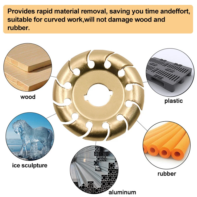 12 Teeth Woodworking Blade Cutting Shaping Multi-functional Angle Grinder Wood Carving Disc Hardness Tool Bore Hole Abrasive
12 Teeth Woodworking Blade Cutting Shaping Multi-functional Angle Grinder Wood Carving Disc Hardness Tool Bore Hole Abrasive