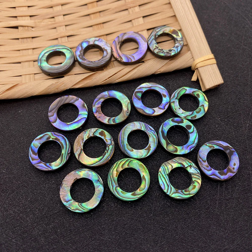 Natural Abalone Shell Beaded Exquisite Ring Shell Loose Beads DIY Jewelry Making Necklace Bracelet Earring Accessories 3 Pieces
Natural Abalone Shell Beaded Exquisite Ring Shell Loose Beads DIY Jewelry Making Necklace Bracelet Earring Accessories 3 Pieces