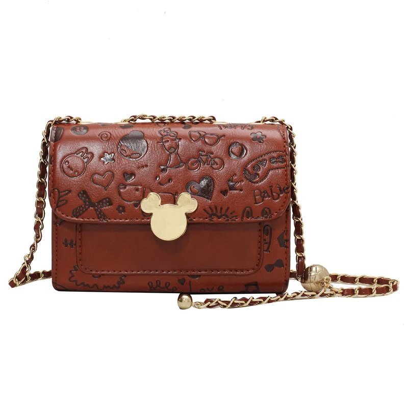 Fashion Design Cute Shopping Bag Women's Shoulder Bag 2021 New Trend Mickey Buckle Embossed Coin Purse Makeup Small Square Bag
Fashion Design Cute Shopping Bag Women's Shoulder Bag 2021 New Trend Mickey Buckle Embossed Coin Purse Makeup Small Square Bag