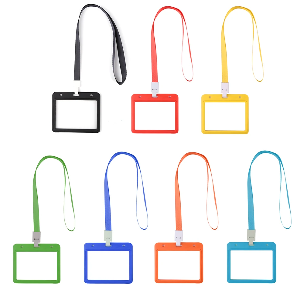 Double Sided Work ID Card Holder ABS Plastic Protector with Lanyard Waterproof Name Badge Holder Transparent ID Card Protector
Double Sided Work ID Card Holder ABS Plastic Protector with Lanyard Waterproof Name Badge Holder Transparent ID Card Protector