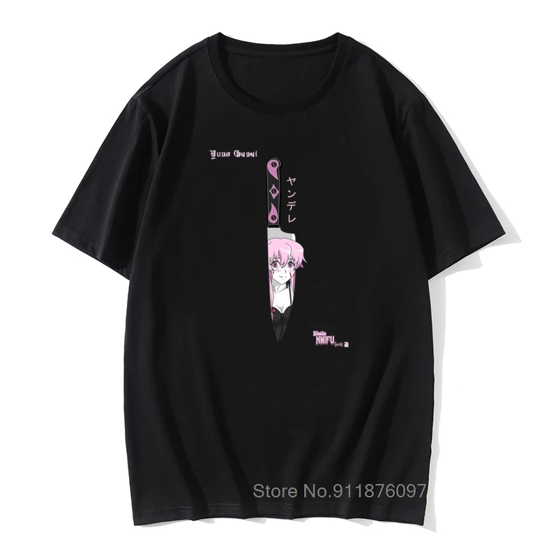 Waifu Knifu Yuno Mirai T Shirts For Men Gasai Future Dairy Japanese Yandere Pure Cotton Tee Shirt Short Sleeve T Shirts
Waifu Knifu Yuno Mirai T Shirts For Men Gasai Future Dairy Japanese Yandere Pure Cotton Tee Shirt Short Sleeve T Shirts