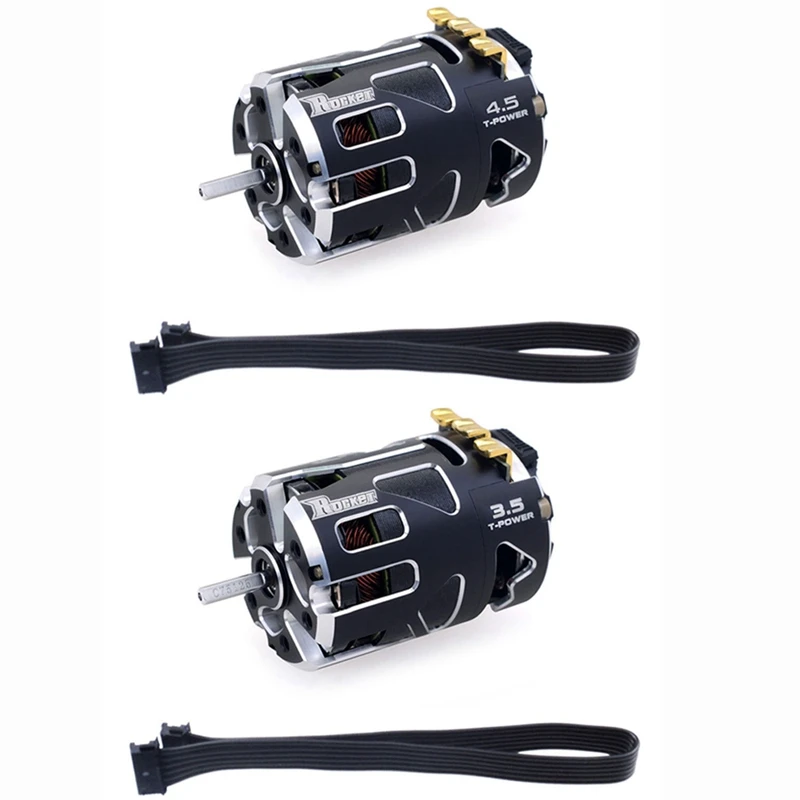 SURPASS HOBBY 2 Set Rocket 540 V5R модифицированный сенсорный Бесколлекторный двигатель для радиоуправляемой модели, 3,5 T & 4,5 T
SURPASS HOBBY 2 Set Rocket 540 V5R модифицированный сенсорный Бесколлекторный двигатель для радиоуправляемой модели, 3,5 T & 4,5 T