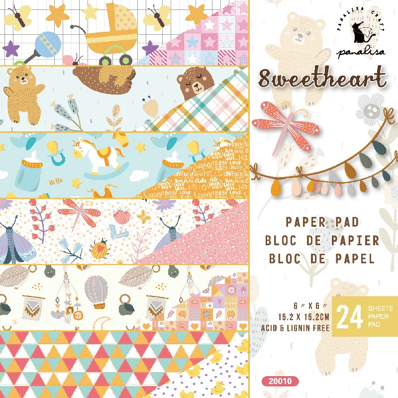 6 inch 12 Sheets Sweet Love Baby Scrapbook Paper Origami Background Paper DIY Card Making Home deco gift arts and crafts
6 inch 12 Sheets Sweet Love Baby Scrapbook Paper Origami Background Paper DIY Card Making Home deco gift arts and crafts