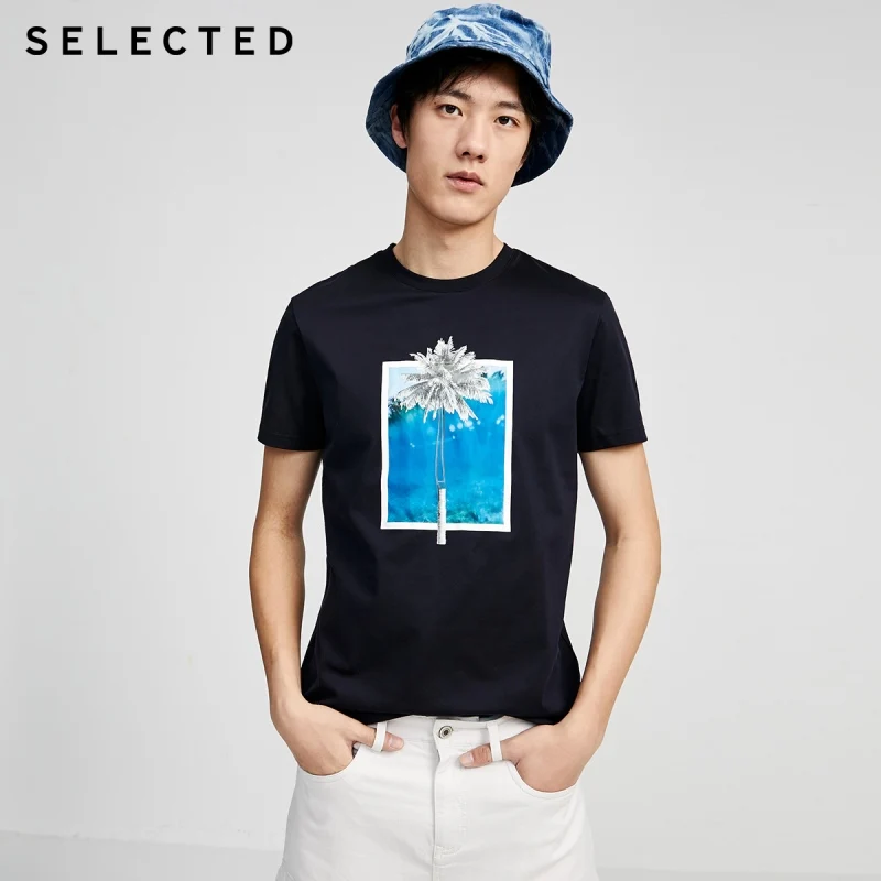 SELECTED Men's Summer 100% Cotton Stitching Printed Short-sleeved T-shirt S|420201531
SELECTED Men's Summer 100% Cotton Stitching Printed Short-sleeved T-shirt S|420201531