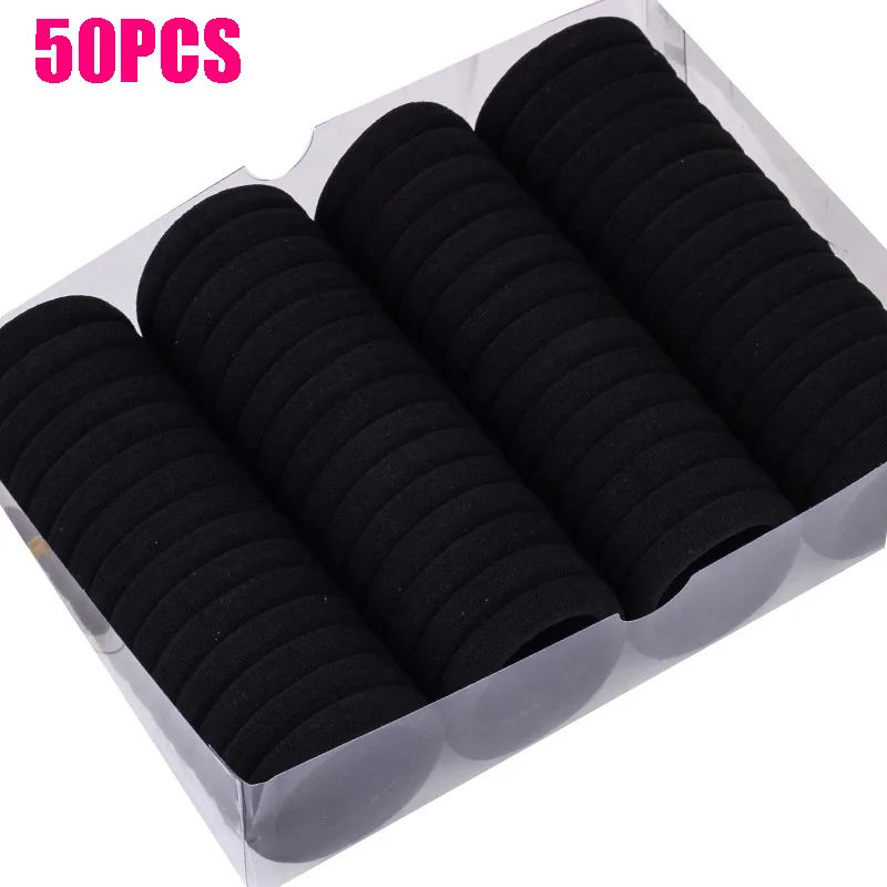 50pcs Black Hair Bands for Women Girls Step Size Hair Elastic Rubber Bands Basic Hair Ties Rope Ponytail Holder Hairbands Thick
50pcs Black Hair Bands for Women Girls Step Size Hair Elastic Rubber Bands Basic Hair Ties Rope Ponytail Holder Hairbands Thick
