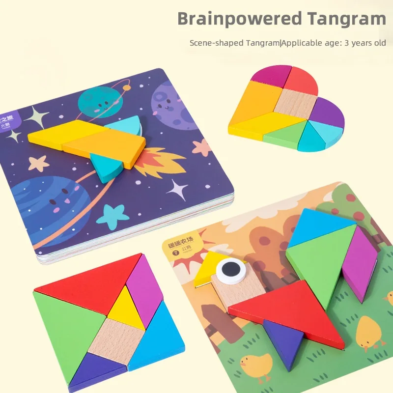 Montessori 3D Wooden Tangram Puzzle For 6 12 Months Baby DIY Geometry Jigsaw Game For Children Early Education Learning Gift
Montessori 3D Wooden Tangram Puzzle For 6 12 Months Baby DIY Geometry Jigsaw Game For Children Early Education Learning Gift