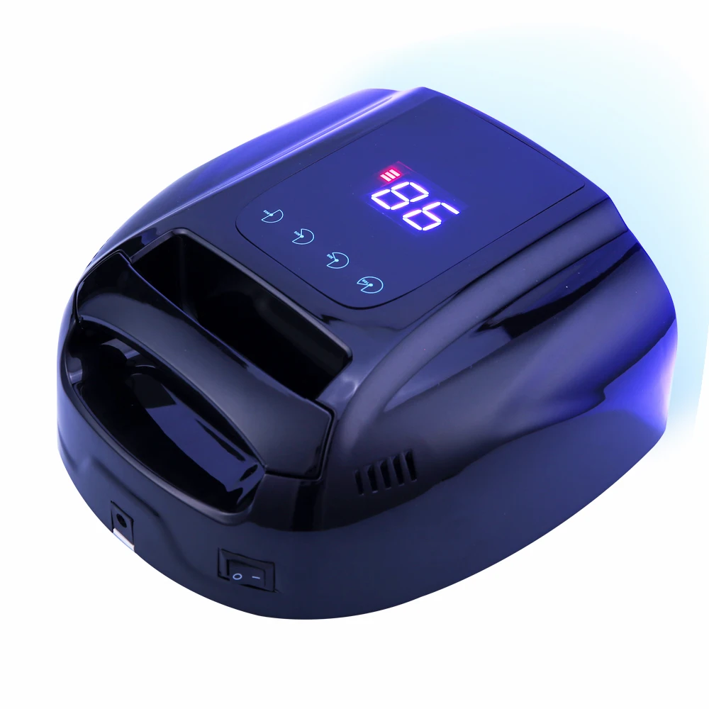2022 New Rechargeable Nail Lamp with Handle Cordless Gel Lacquer Dryer Light LED Lamp for Nails Wireless Nail UV LED Lamp
2022 New Rechargeable Nail Lamp with Handle Cordless Gel Lacquer Dryer Light LED Lamp for Nails Wireless Nail UV LED Lamp